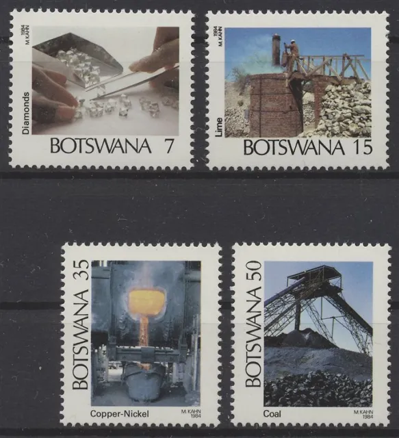 709815) Botswana Nr.337-340** Bergbauindustrie