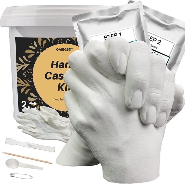 Kits de fundición a mano OAIEGSD pareja, kit de moldeo a mano pareja regalos para ella y él