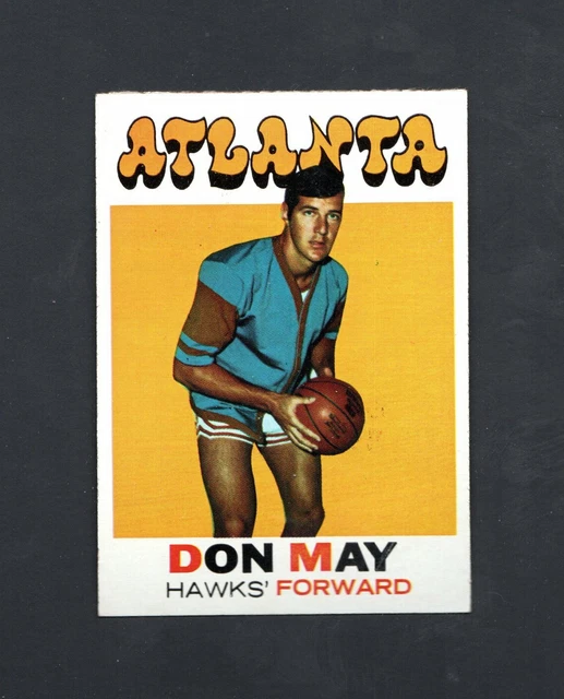 1971 Topps Don May #6 ~ Atlanta Hawks  ~~ High Grade ~   Set Break!