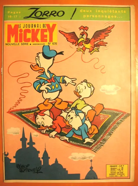 Le journal de Mickey N° 676 du 09/05/1965 -Walt Disney -Edi-Monde