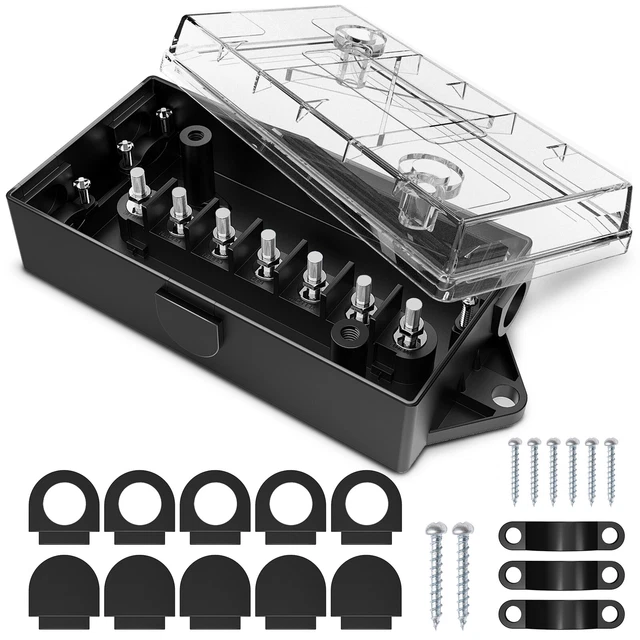 12V RV 7 Way Wiring Trailer Junction Box 7Pin RV Tail Light Wire