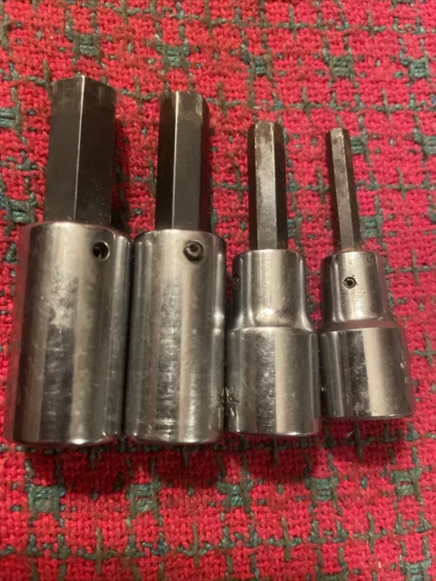 VINTAGE Challenger By Proto 3/8” Dr Metric Allen Socket Set USA Hex Driver USA