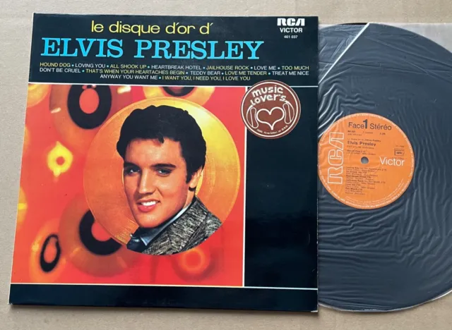 Elvis PRESLEY Le Disque d'or  FRANCE LP  RCA Victor 461 037 (1974) EX/EX+