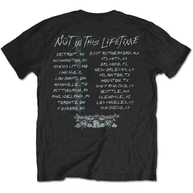 Guns N' Roses 'Not In This Lifetime Tour - Xerox' Black T shirt - NEW 3