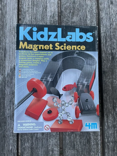 Fun Lab Magnets KIDZ LABS MAGNET Science Experiments 8+ Kids Family Fun Game Sealed $17 ...