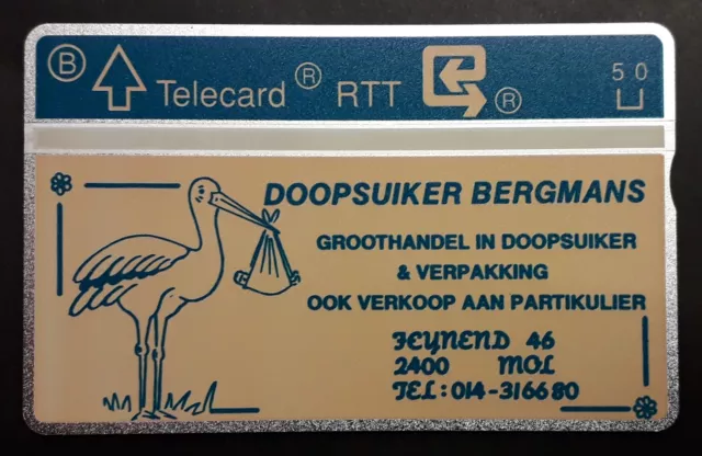 Belgique 5 Unit Private Phonecard - Télécarte Privée Doopsuiker Bergmans Neuve