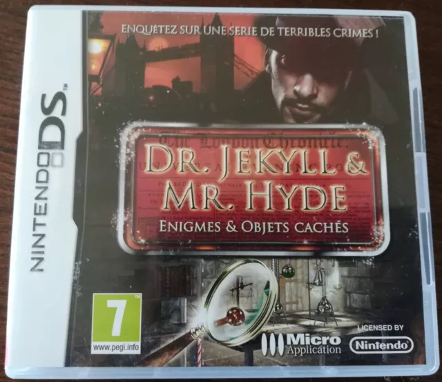 Énigmes & Objets Caches, Dr. Jekyll & Mr. Hyde Jeu Nintendo DS / DSI /2DS / 3DS