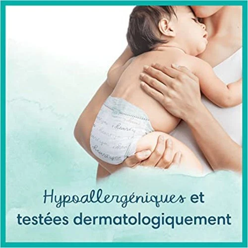 Pampers Couches Taille 1 (2-5 kg), Harmonie, 102 Couches Bébé 3