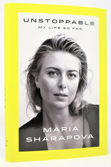 ✎SIGNED 1/1✎ Unstoppable My Life So Far AUTOGRAPHED BOOK Maria Sharapova +COA P