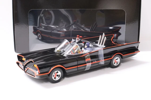 Hot Wheels Batmobile Classique Série TV - Édition Spéciale Rouge Bourgogne - Échelle 1/64 - Neuf En Boîte