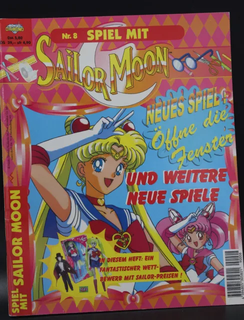 Sailor Moon Sonderheft Spiel mit Nr. 9  RARITÄT Retro bespielt