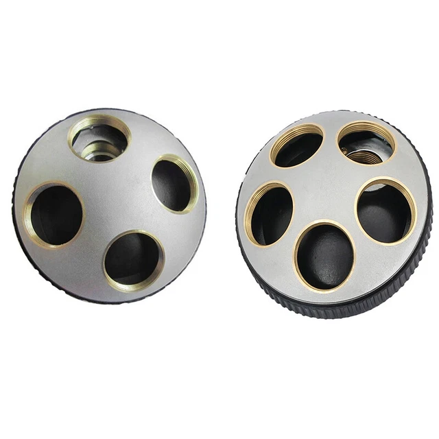 Biological Microscope Objective Lens Converter 4 5 Holes 20.2mm RMS for 185/195