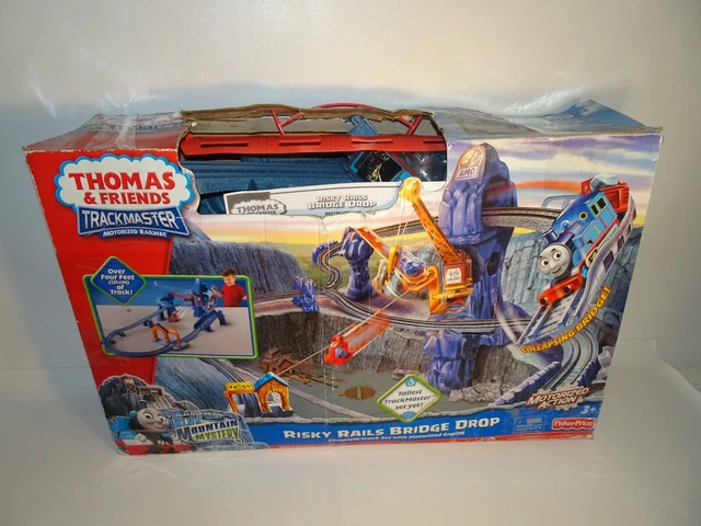 Thomas Trackmaster Risky Rails Bridge Drop THOMAS & FRIENDS RISKY RAILS BRIDGE DROP TrackMaster MOTORIZED SET ...