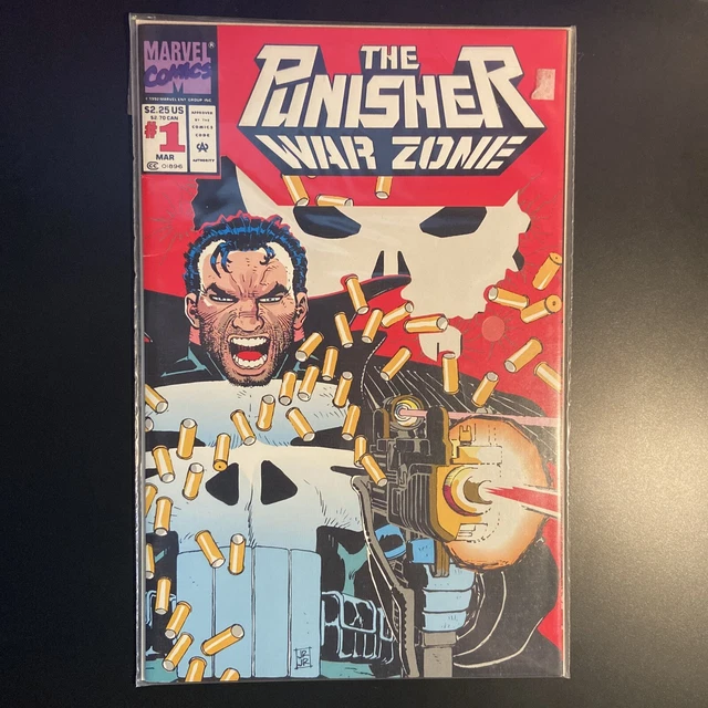 🔑The Punisher War Zone #1 Volume 1 (Marvel Comics, 1992)  **Premier Issue**