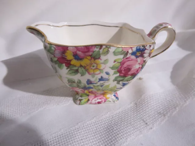 Vintage Royal Winton Grimwades Summertime Chintz Creamer