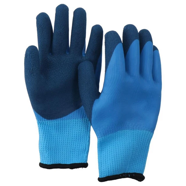1Pair Plush Warm Glove Latex Soldering Accessory Working Gauntlets  Outdoor