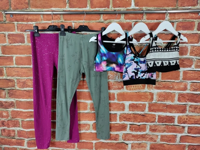 Girls Bundle Age 10-11 Years Next Gap Etc Leggings Bra Top Sport Active 146Cm