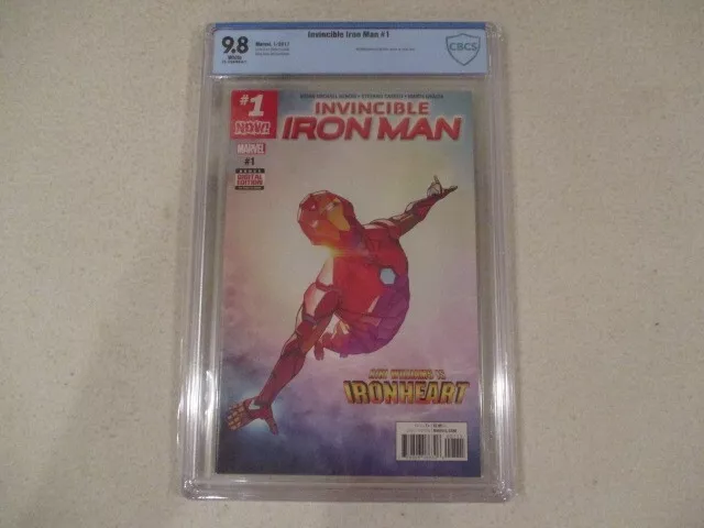Invincible Iron Man 1 CBCS 9.8 (Marvel 2017) 1st Riri Williams Solo Series