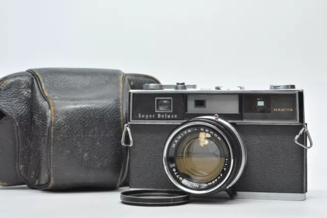 [Lens ALMOST MINT] Mamiya Super Deluxe 35mm Film Camera w 48mm f/1.7 lens #3838