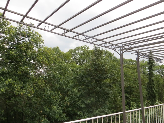 Pavillon Pergola Gartenlaube Überdachung Terrasse Vordach 2 Stück 3,20 x1,90 fre