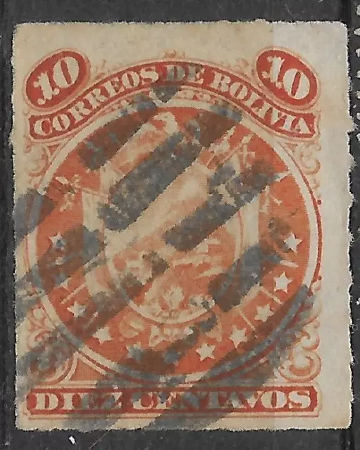 1887 BOLIVIA SC#27. used VF