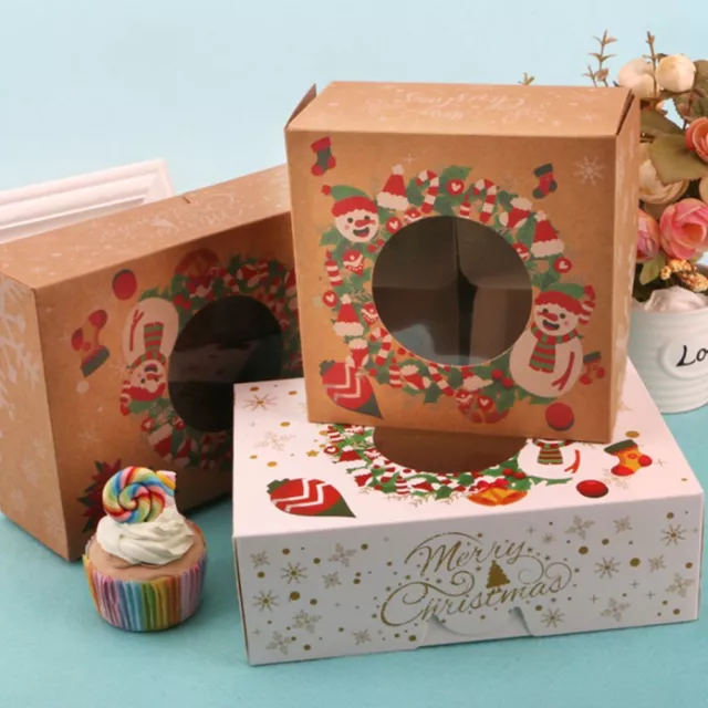 de gâteau Boîtes à gâteaux Boîte d&#39;emballage cadeau Boîte cadeau de Noël