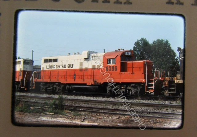 Original '77 Kodachrome Slide ICG Illinois Central Gulf 8396 GP10 Paducah  38M31