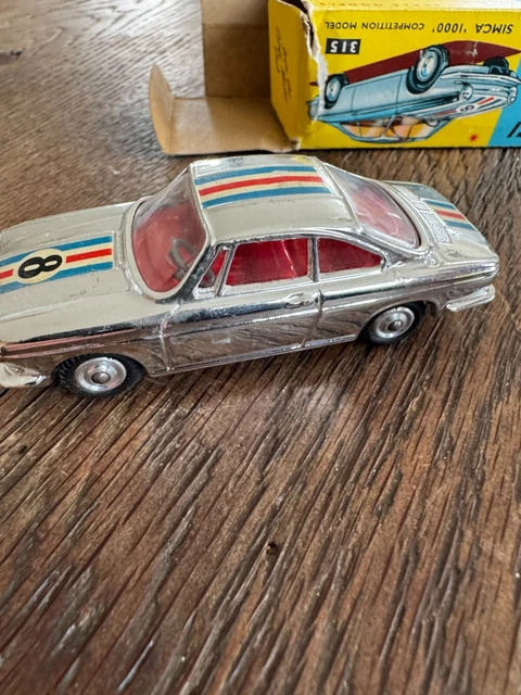 CORGI TOYS 315. SIMCA 1000 Compétition. Années 60-70. Made in GB. 1/43