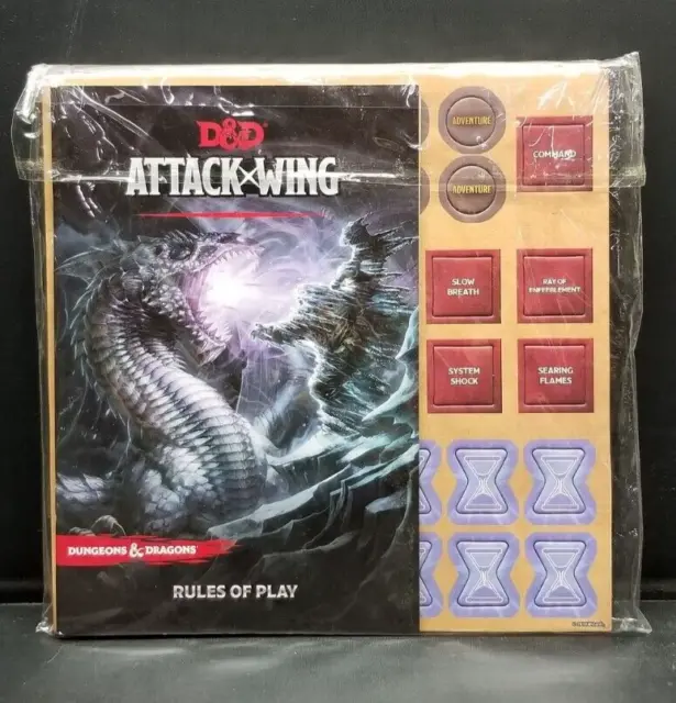 Dungeons & Dragons Attack Wing Starter Set Rules of Play NO DRAGONS