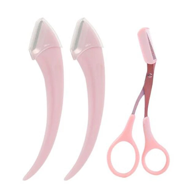 Depilación Cejas Recortadora Facial Afeitadora Peine Tijeras Nuevo Beauty ⭐ Q