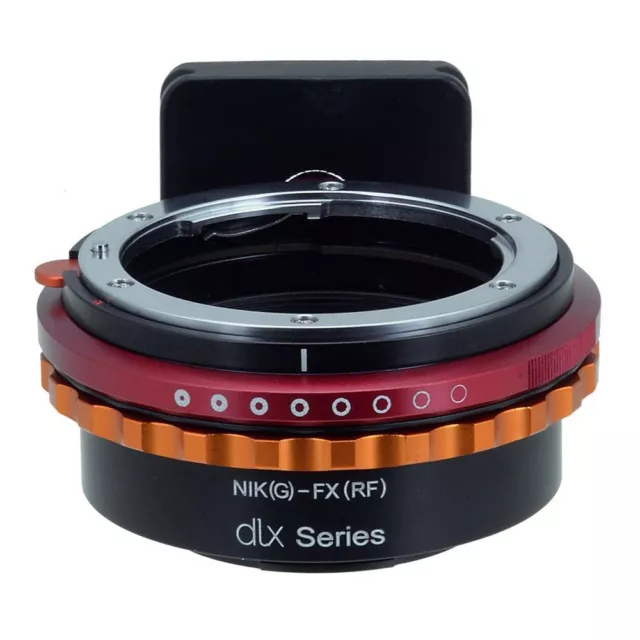 Fotodiox Objektivadapter Pro DLX Serie Nikon G (AI, AI-s) für Fujifilm X Kamera