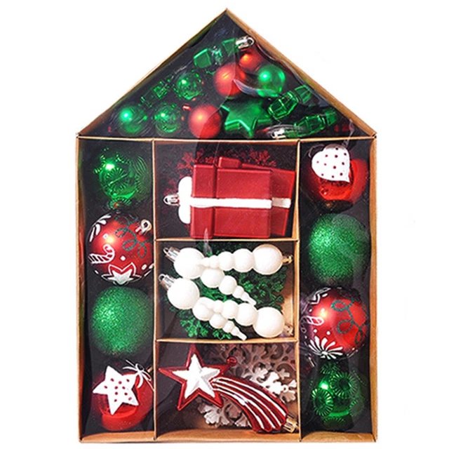 Decorazioni natalizie buona qualità ballo di Natale ornamenti permanenti nuove