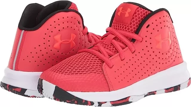 New in Box Under Armour Unisex-Child PS Jet 2019 Basketball Shoe Red Size 13K