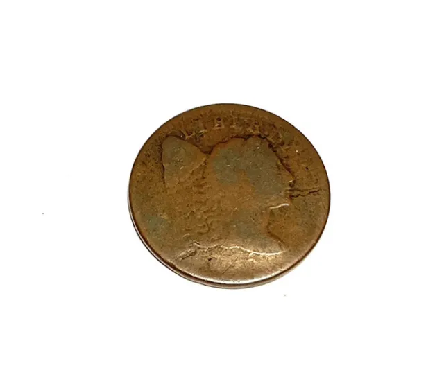 1795 Plain Edge Liberty Cap Large Cent AG - Round Money Coin Shop