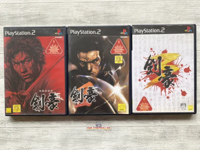 SONY PlayStation 2 PS2 Kengo 1 2 3 set from Japan