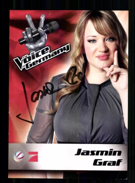 Jasmin Graf Autogrammkarte Original Signiert # BC 212967