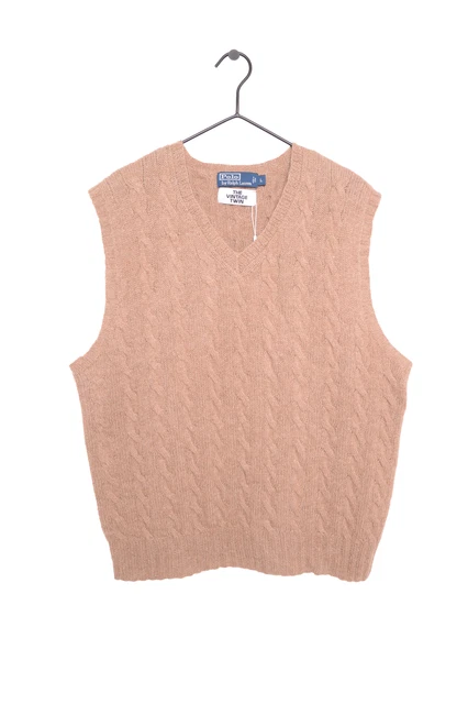 1990s Soft Ralph Lauren Sweater Vest 43941