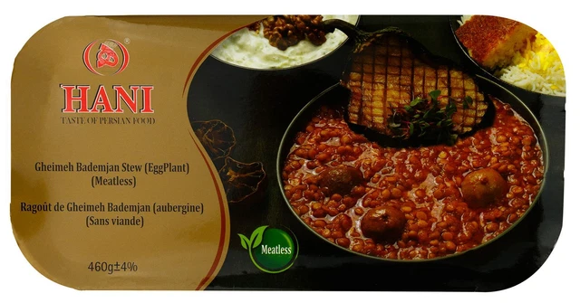 Stufato piatto pronto melanzane 460gr orientale convenience food verdure