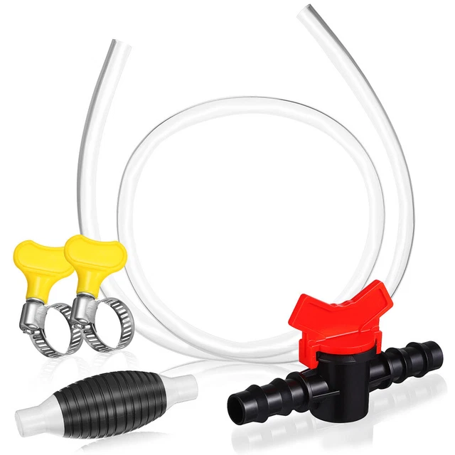 Pompa A Sifone Manuale Per Travaso Liquidi - Per Carburante, Diesel, Acqua, Con Tubi E Accessori - Foto 5