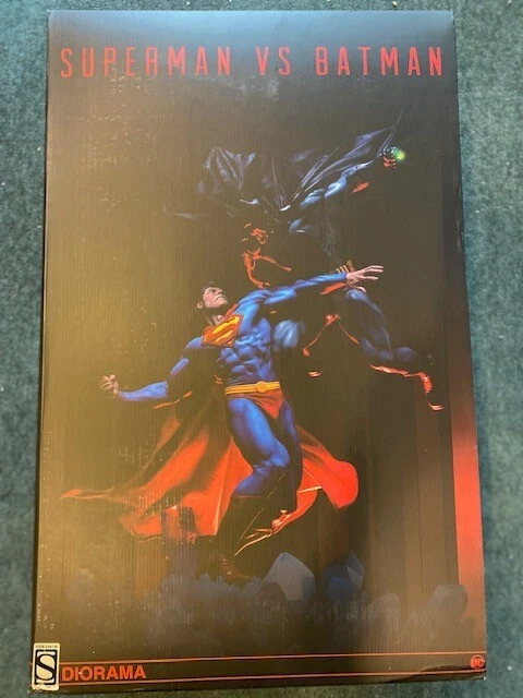 Sideshow Exclusive Diorama Statue SUPERMAN vs. BATMAN /1000 Heat Vision Portrait Sideshow Exclusive Diorama Statue SUPERMAN vs. BATMAN /1000 Heat Vision Portrait