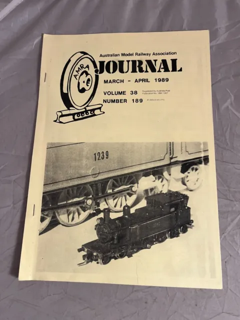 AMRA Journal - Australian Model Railway Association Edition 189 March/April 1989