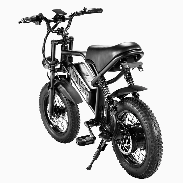 Vélo électrique Pliant VDL, 16 Pouces, 250W, 36V 12.8Ah, Freins Disque, Noir