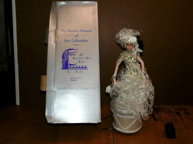 Weldon Museum Shooting Star Series by Rustie Fiber Optic Porcelain Doll Stardust