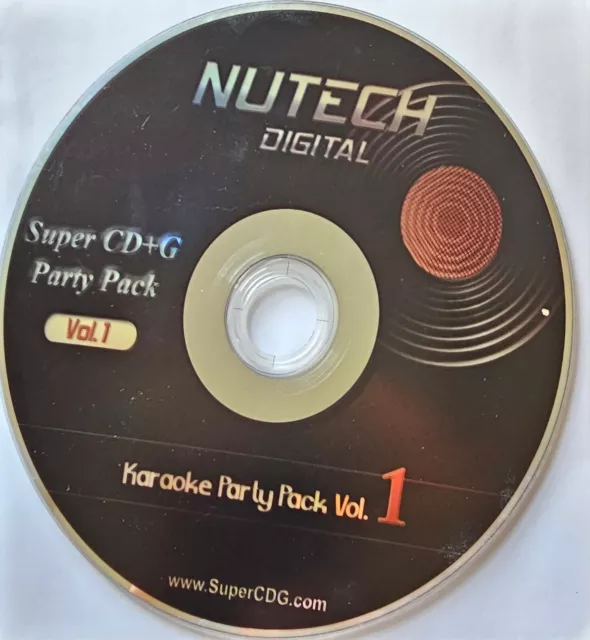 VOL 1 SUPER CDG CAVS NUTECH  KARAOKE DISC 1234 songs