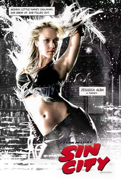 Sin City Nancy Jessica Alba Movie Premium POSTER MADE IN USA - MOV136