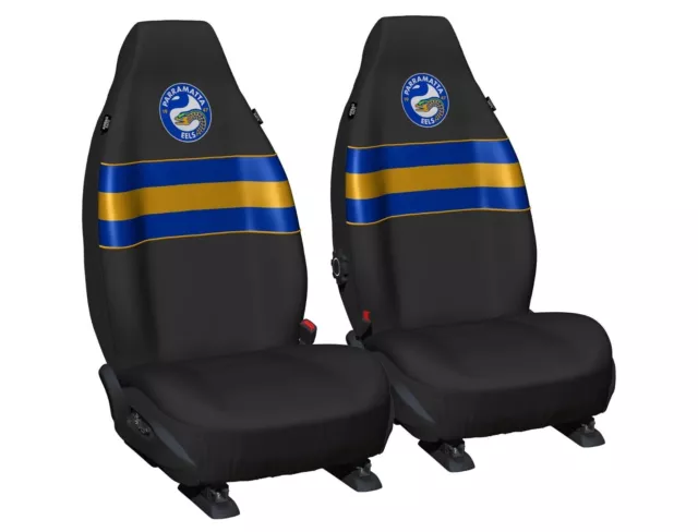 84005 Parramatta Eels Nrl Logo Set 2 Front Car Seat Covers Size 60