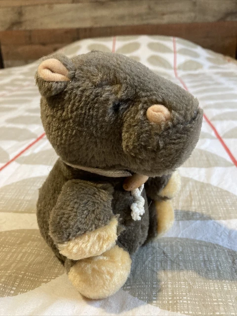 Super Rare Vintage 1996 Happy Horse Hippo 6” 15Cm Plush Soft Toy Sweden X4