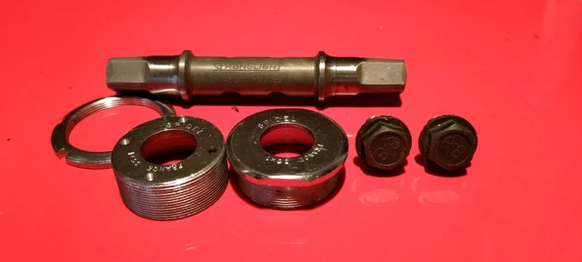 Boîtier De Pédalier Stronglight Spidel 651 - Filetage Français 35x1, 124mm, Comme Neuf