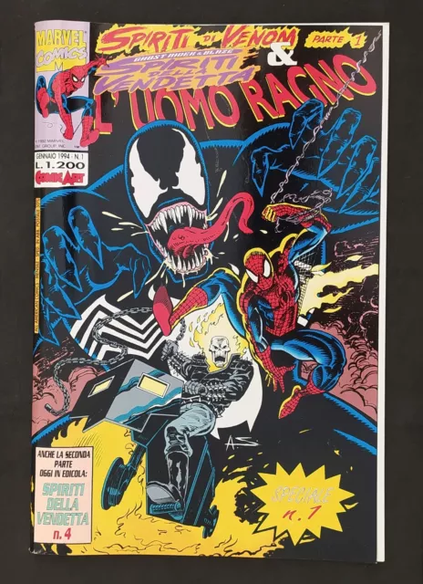 Spiriti di Venom N°1 - Spiriti della vendetta & L'uomo ragno - Gennaio 1994 - Ma