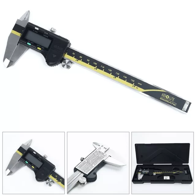 1pc  500-196-30 150mm/0-6" Absolute Digital Digimatic Vernier Caliper AOS Newest 3